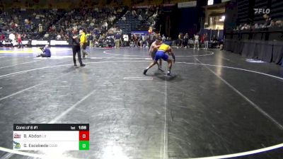 165 lbs Consi Of 8 #1 - Brendon Abdon, Little Rock vs Guillermo Escobedo, CSU-Bakersfield