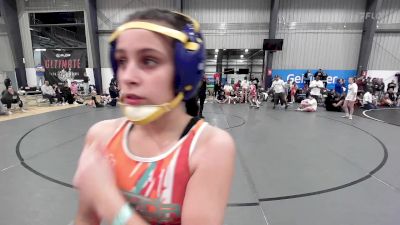 43 kg Final - Sophia Trexler, Razor Red vs Elle Changaris, Jersey United Pink