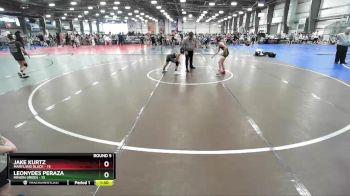 72 lbs Rd# 8- 12:30pm Saturday Final Pool - Leonydes Peraza, Minion Green vs Jake Kurtz, Maryland BLACK