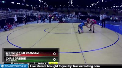 102 lbs Champ. Round 1 - Christopher Vazquez, Doral Academy vs Chris Greene, Mater Lakes