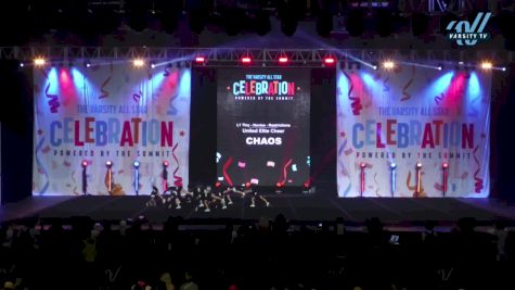United Elite Cheer - CHAOS [2024 L1 Tiny - Novice - Restrictions Day 1] 2024 The Varsity All-Star CELEBRATION