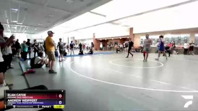 285 lbs Quarterfinal - Elan Catoe, Machine Shed Wrestling vs Andrew Weippert, Virginia Team Predator Wrestling Club