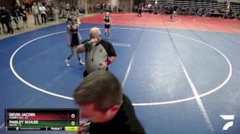 105 lbs Quarterfinals (8 Team) - Devin Jacobs, Albert Lea vs Paisley Schlee, GMLOS