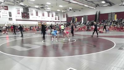 132 lbs Final - Kayla Vazquez, Olympic vs Emma Sagi, Old Bridge Wrestling Club