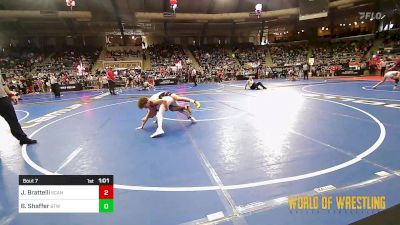 80 lbs Round Of 64 - Johnny Brattelli, Scanlan Wrestling Academy vs Braxton Shaffer, Burnett Trained Wrestling