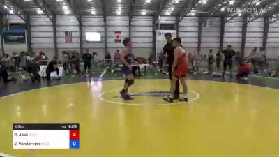 65 kg Quarterfinal - Ryan Jack, Wolfpack Wrestling Club vs Joel Vandervere, Wildcat Wrestling Club