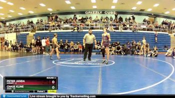 117 lbs Round 2 (4 Team) - Chase Kline, Avon vs Peter Janda, Hobart