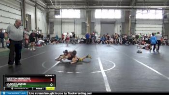 96 lbs Round 1 (8 Team) - Weston Borgers, Aggression Legionaries vs Oliver Lester, Terps Xpress