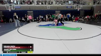 60 lbs Round 1 - Maddi Willden, 208 Badgers vs Nevaeh Smith, Mountain Man Wrestling Club