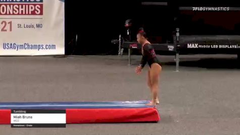 Miah Bruns - Tumbling, WCC - 2021 USA Gymnastics Championships