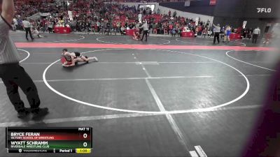 80 lbs Cons. Round 5 - Bryce Feran, Victory School Of Wrestling vs Wyatt Schramm, Riverdale Wrestling Club