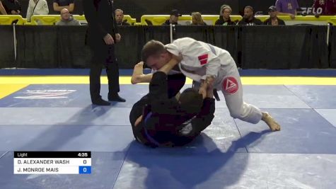 DANIEL ALEXANDER WASHBURN vs JERICHO MONROE MAIS 2024 Pan Jiu Jitsu IBJJF Championship