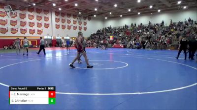 132 lbs Cons. Round 6 - Eli Marengo, Cincinatti LaSalle vs Brock Christian, Perry