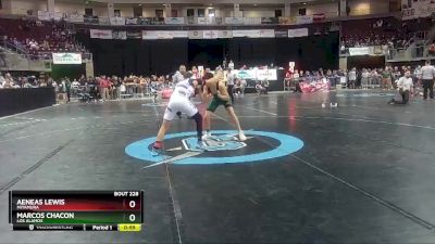 4A 133 lbs Cons. Round 2 - Aeneas Lewis, Miyamura vs Marcos Chacon, Los Alamos