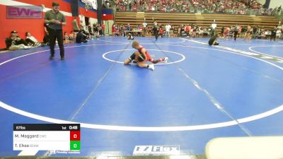 67 lbs Consi Of 4 - Mason Maggard, Claremore Wrestling Club vs Tahnku Ehsa, Believe To Achieve WC