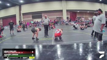 140 lbs Finals (8 Team) - Adam Phillips, Steel Valley Wrestling Club vs Hunter Lawson, ARES