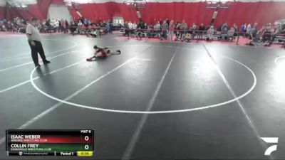 87 lbs Semifinal - Isaac Weber, Ringers Wrestling Club vs Collin Frey, Evansville Wrestling Club