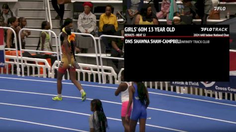 Youth Girls' 60m, Prelims 13 - Age 13