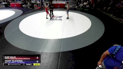 100 lbs Round 1 - Alex Salas, Matilda Torres High School Wrestling vs Tommy Blackmon, Beat The Streets - Los Angeles