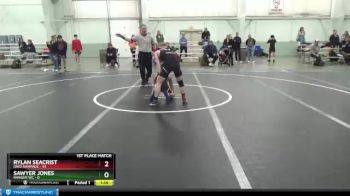 105 lbs Finals (2 Team) - Rylan Seacrist, Ohio Rampage vs Sawyer Jones, Ranger WC