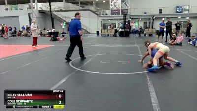 100 lbs Round 9 (10 Team) - Cole Schwartz, Grit Mat Club vs Kelly Sullivan, GPS