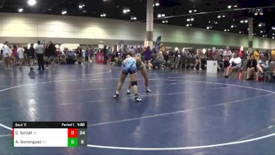 125 lbs Round 4 (6 Team) - Camille Schult, Iowa Minion Nation vs Alfa Dominguez, MXW - RAW