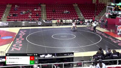 197 lbs Finals (2 Team) - Cameo Blankenship, Davidson vs James Araneo, Brown