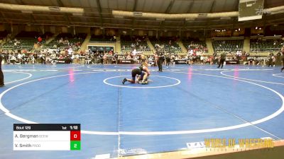 108 lbs Semifinal - Ayden Bergman, DC Elite - Washburn vs Van Smith, Prodigy Elite Wrestling