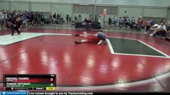 132 lbs Quarterfinals (8 Team) - Michael Tharpe, Indiana vs Parker Witcraft, Oklahoma Blue