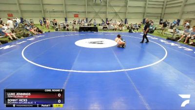 88 lbs Semis & 3rd Wb (16 Team) - Luke Jennings, Team Colorado vs Sonny Hicks, Oklahoma Outlaws Blue