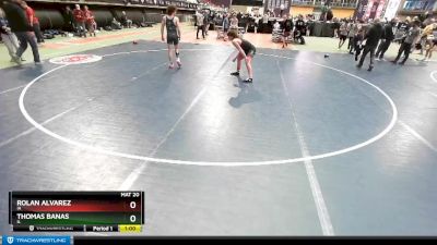 125 lbs Cons. Round 2 - Rolan Alvarez, IA vs Thomas Banas, IL