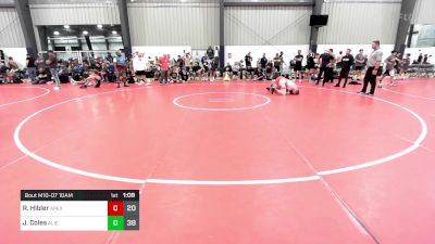 135 lbs Rr Rnd 1 - River Hibler, Apex/Tristate Training Center vs Jerin Coles, Team Alien UFO