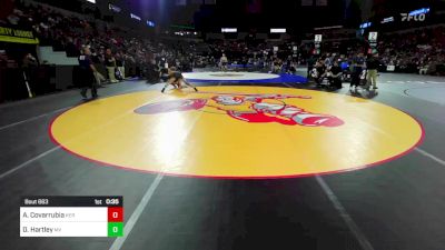 152 lbs Consi Of 32 #2 - Adrian Covarrubia, Kerman (CS) vs Dylan Hartley, Mar Vista (SD)