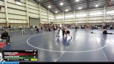 145 lbs Cons. Semi - Fauniteni Pauni, Sanderson Wrestling Academy vs Kavrick Olsen, Total Domination