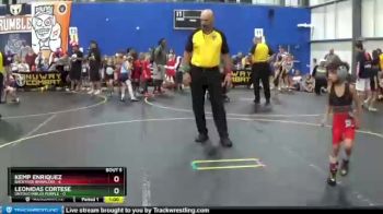 41 lbs Semis & 1st Wrestleback (8 Team) - Kemp Enriquez, Backyard Brawlers vs Leonidas Cortese, Untouchables Purple