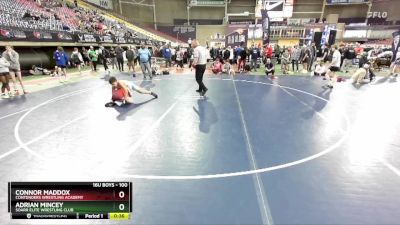 100 lbs 3rd Place Match - Adrian Mincey, SOARR Elite Wrestling Club vs Connor Maddox, Contenders Wrestling Academy