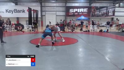 77 kg Semifinal - Payton Jacobson, Sunkist Kids Wrestling Club vs Julian Beltran, NMU-National Training Center