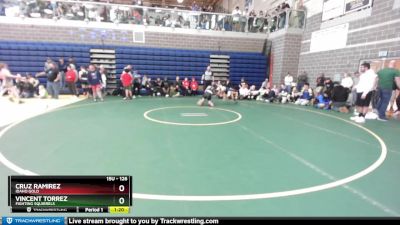 126 lbs Semifinal - Cruz Ramirez, Idaho Gold vs Vincent Torrez, Fighting Squirrels