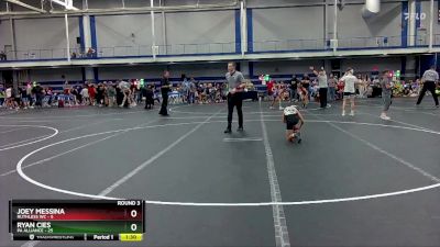 72 lbs Round 3 (8 Team) - Ryan Cies, PA Alliance vs Joey Messina, Ruthless WC