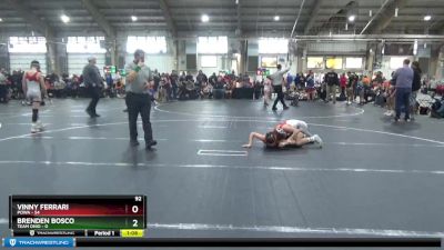 92 lbs Round 4 (6 Team) - Vinny Ferrari, POWA vs Brenden Bosco, Team Ohio