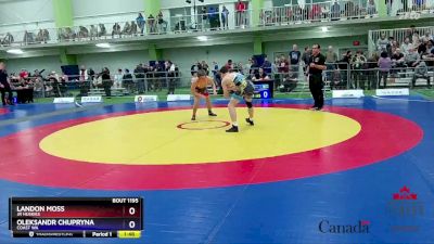 71kg Quarterfinal - Landon Moss, Jr Huskies vs Oleksandr Chupryna, Coast WA