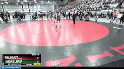 64 lbs Round 5 - Zuri Bassett, Cabinet Mountain Elite WC vs Hartleigh Block, Team Real Life Wrestling