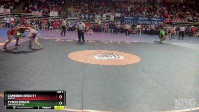 D 2 126 lbs Semifinal - Tyson Roach, Sam Houston Hs vs Cameron Redditt, Brusly