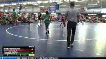 80 lbs Round 2 (10 Team) - Malachi Burris, Team Hammerhouse vs Kalel Winesburgh, Alabama Elite Gold