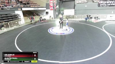 70 lbs 5th Place Match - Quintin Faull, California vs Ari Sobaje, California