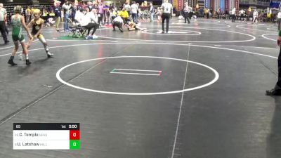 65 lbs Round Of 32 - Carter Temple, Seneca Valley vs Urijah Latshaw, Millersburg