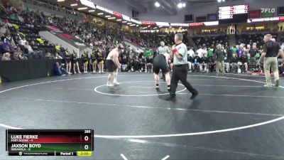 285 lbs Finals (1st & 3rd) - Luke Fierke, Fort Dodge vs Jaxson Boyd, Indianola