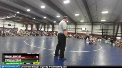 42 lbs 1st Place Match - Keagan Sanchez, Sanderson Wrestling Academy vs Camilo Almaraz, Shootbox Wrestling Club