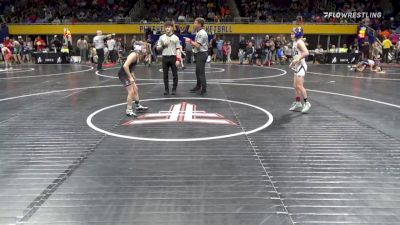 65 lbs Round Of 16 - Grayden Paris, Chestnut Ridge vs Colton Stephens, Greenville