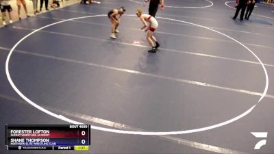 125 lbs Round 1 - Forester Lofton, Summit Wrestling Academy vs Shane Thompson, Northern Elite Wrestling Club